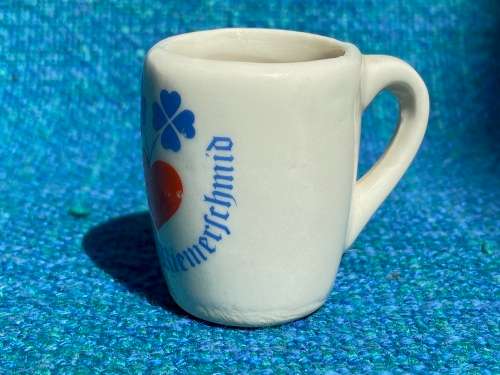 Vintage miniatur porcelain mug, small from Germany, collectors item