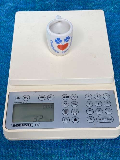 Vintage miniatur porcelain mug, small from Germany, collectors item