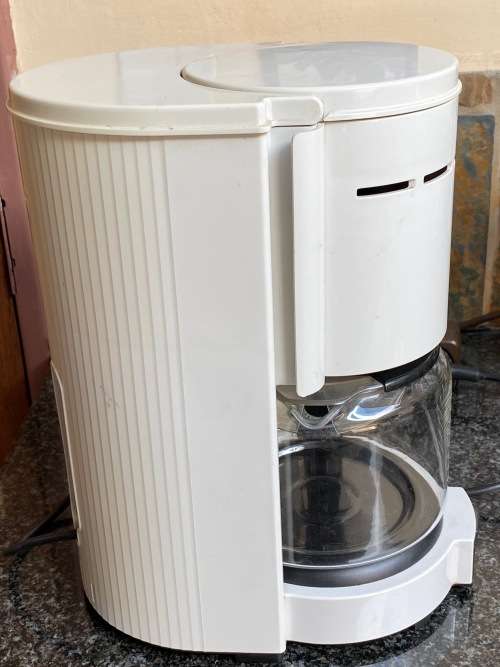 BRAUN Coffee Machine 4087 F , vintage, white, in working condition, made in Germany