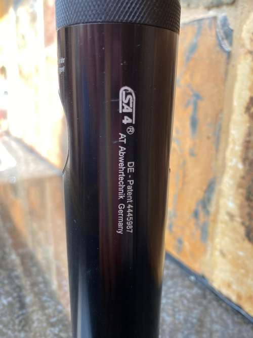 MAGLITE MAG Instrument Ontario California USA 10`, Peppersray Adapter SA4 AT Abwehrtechnik Germany