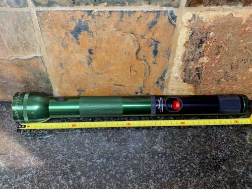 MAGLITE MAG Instrument Ontario California USA 10`, Peppersray Adapter SA4 AT Abwehrtechnik Germany