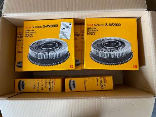 Kodak S-AV 2000 Projector Slide Tray / Magazine LOT C  (Lot of 13 trays)