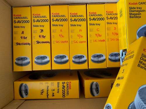 Kodak S-AV 2000 Projector Slide Tray / Magazine LOT C  (Lot of 13 trays)