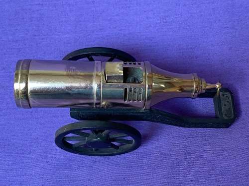 Company: Mordern,  Brass Cannon Lighter ,vintage ,from the 70s, collectors item