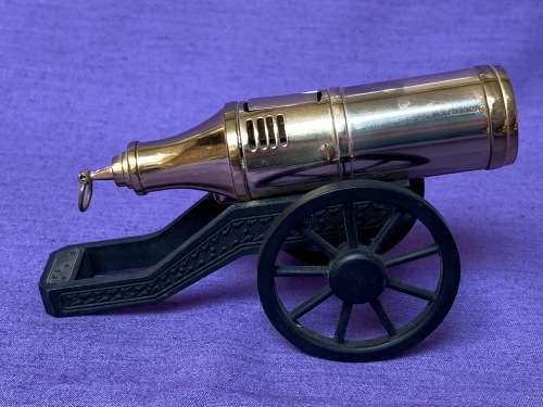 Company: Mordern,  Brass Cannon Lighter ,vintage ,from the 70s, collectors item