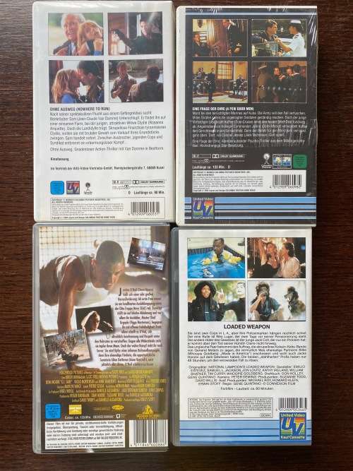 VHS Movie Lot 4 , 6 x movie in german language, James Bond, Demi Moore, Tom Cruise, Jack Nicholson,