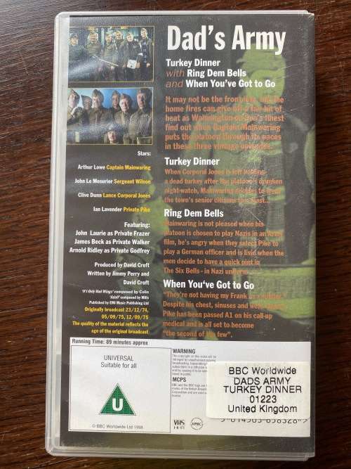 VHS Movie , Dad`s Army , english, comedy