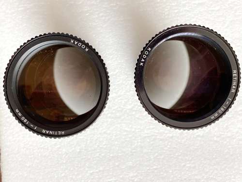Kodak Retinar 180mm lens for Kodak S-AV 1000 / 2000 Carousel Projector