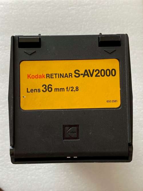 Kodak Retinar Lens 36mm 2.8 for Kodak S-AV 2000 Carousel Projector