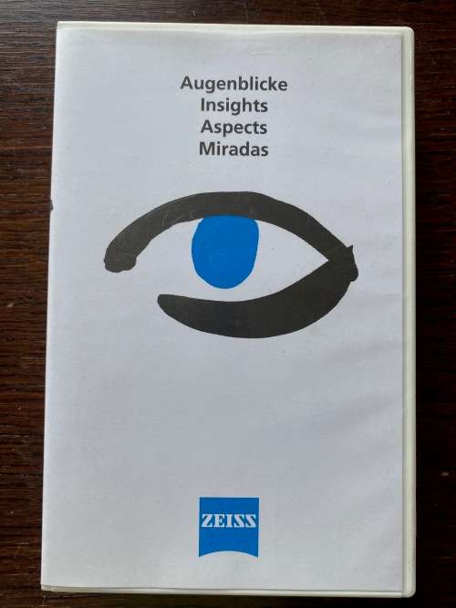 3 x ZEISS FILM VHS cassette , all 3 different, vintage , collectors item, rare