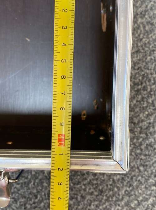 Aluminium Case blue 62cmx42cmx18cm , weight empty approx. 6kg, for computer or photo,preowned