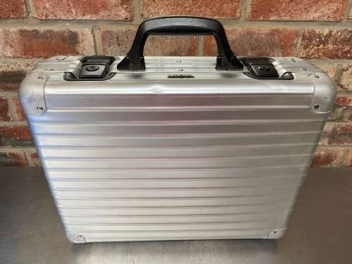 RIMOWA Topas Briefcase Attache  Notebook Business Case aus Aluminium Germany
