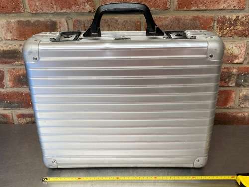 RIMOWA Topas Briefcase Attache  Notebook Business Case aus Aluminium Germany