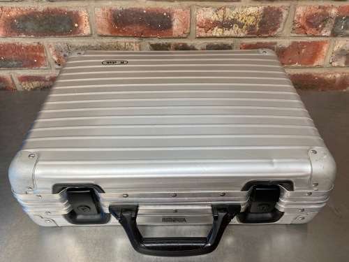 RIMOWA Topas Briefcase Attache  Notebook Business Case aus Aluminium Germany