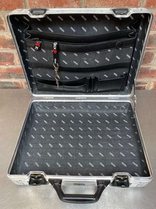 RIMOWA Topas Briefcase Attache  Notebook Business Case aus Aluminium Germany