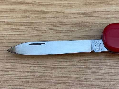 1 x Victorinox knife / Philips Fotolicht , red, collectors item