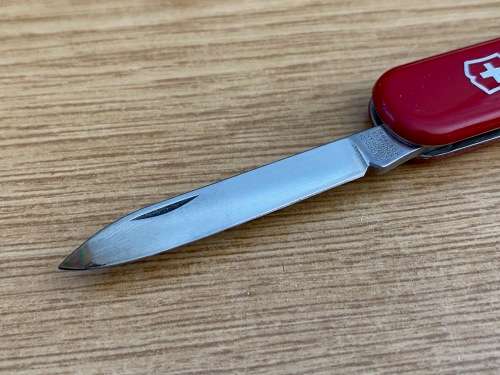 1 x Victorinox knife / Philips Fotolicht , red, collectors item