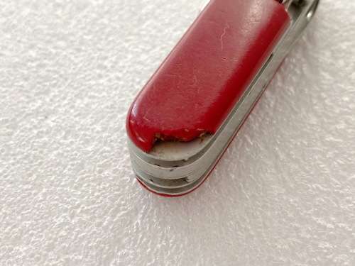 Victorinox Officier Suisse (red) vintage, pocket knife,Switzerland, stainless, rostfrei,