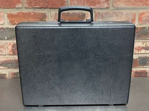 Samsonite Hard Shell Brief Case with Combo Lock, grey, antrazith, from 70/80ties , made in Belgium