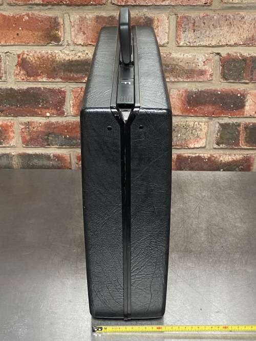 Samsonite Hard Shell Brief Case with Combo Lock, grey, antrazith, from 70/80ties , made in Belgium