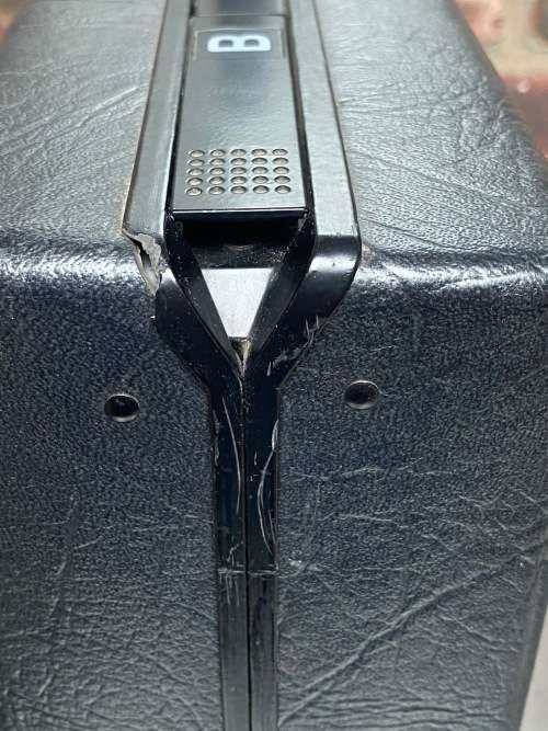 Samsonite Hard Shell Brief Case with Combo Lock, grey, antrazith, from 70/80ties , made in Belgium