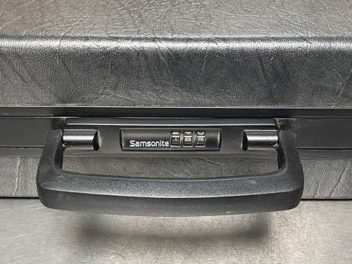 Samsonite Hard Shell Brief Case with Combo Lock, grey, antrazith, from 70/80ties , made in Belgium