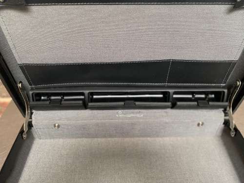 Samsonite Hard Shell Brief Case with Combo Lock, grey, antrazith, from 70/80ties , made in Belgium