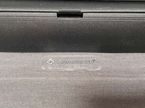 Samsonite Hard Shell Brief Case with Combo Lock, grey, antrazith, from 70/80ties , made in Belgium