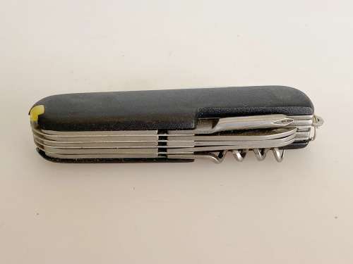 Pocket knife / Pocket tool black stainless steel