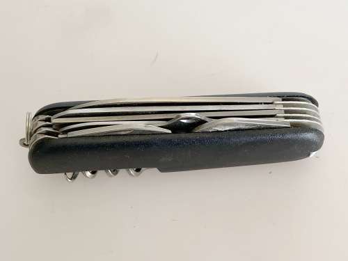 Pocket knife / Pocket tool black stainless steel