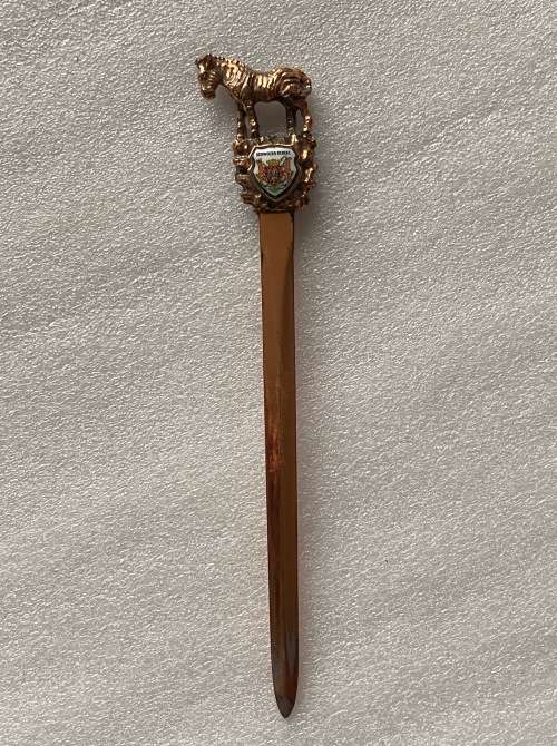 Schweizer Reineke Letter Opener vintage , collectors item,