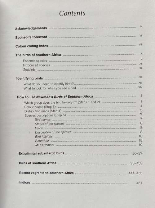 Sappi Newman`s Birds of South Africa, Kenneth Newman, Hardcover, hardback 7th edition,