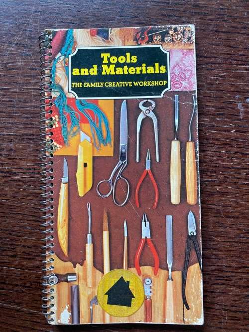 Tools and materials booklet, family creative workshop, 1976, Time-Life, 32 pages, vintage, english,