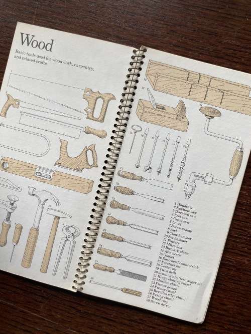 Tools and materials booklet, family creative workshop, 1976, Time-Life, 32 pages, vintage, english,
