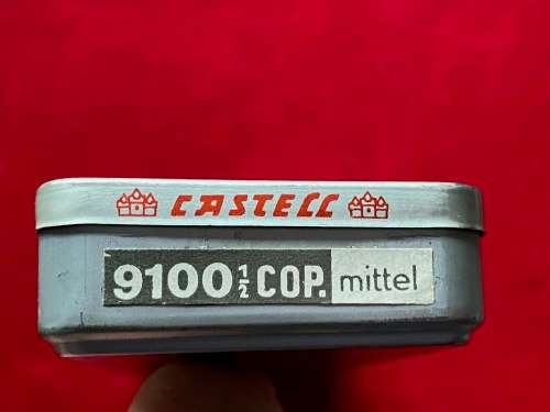 Vintage Faber Castell metal tin , box, aluminium box, from Germany, LOT 2 , COLLECTORS ITEM