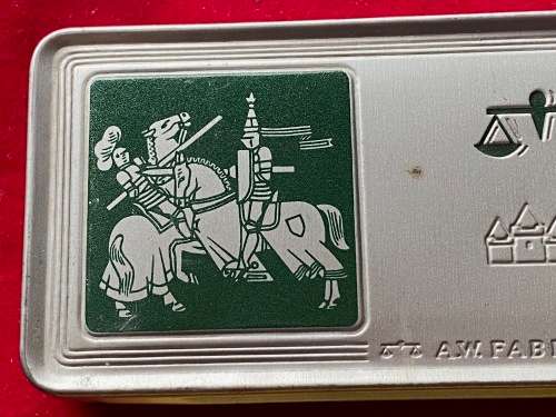 Vintage Faber Castell metal tin , box, aluminium box, from Germany, LOT 2 , COLLECTORS ITEM