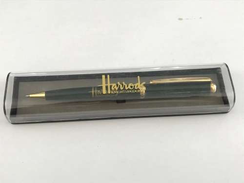Harrods Ball Pen with blue ink ,collectors item