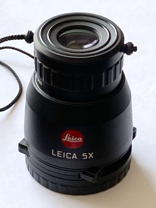 LEICA Magnifier Loupe 5x, #37350 , metal , from Germany