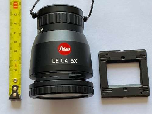 LEICA Magnifier Loupe 5x, #37350 , metal , from Germany