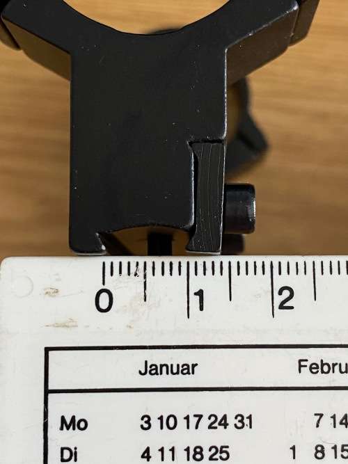 Dual Ring Rifle Scope Mount Bracket EC3011L diam. 30 mm, 23 mm hight -  for 11-13mm Rail,full metal