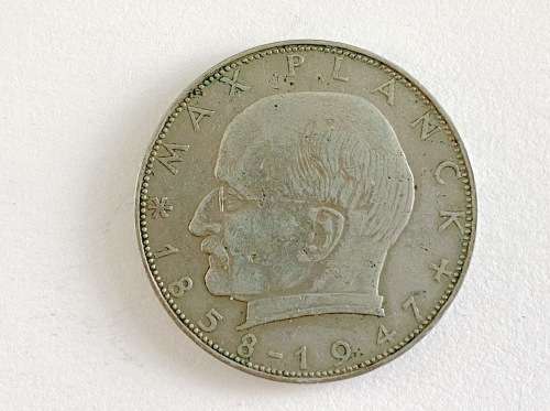 2 Deutsche Mark 1961 D , Max Planck , rare , collectors item