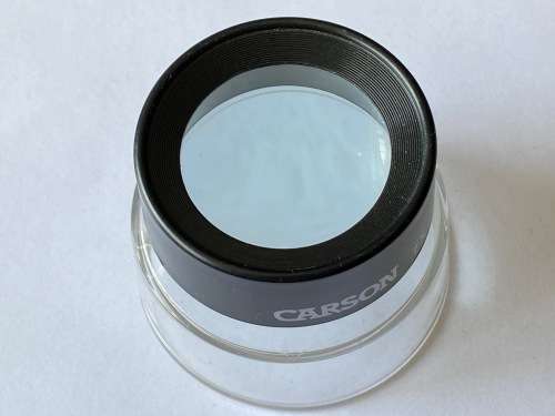 Big Stand Carson Magnifier 7x (LL-77), Diameter top 6cm, bottom 7cm