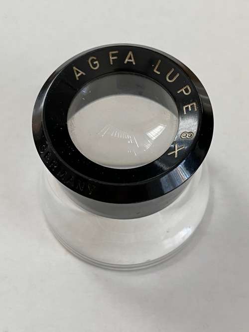 Agfa Stand-Magnifier 8x, made in Germany