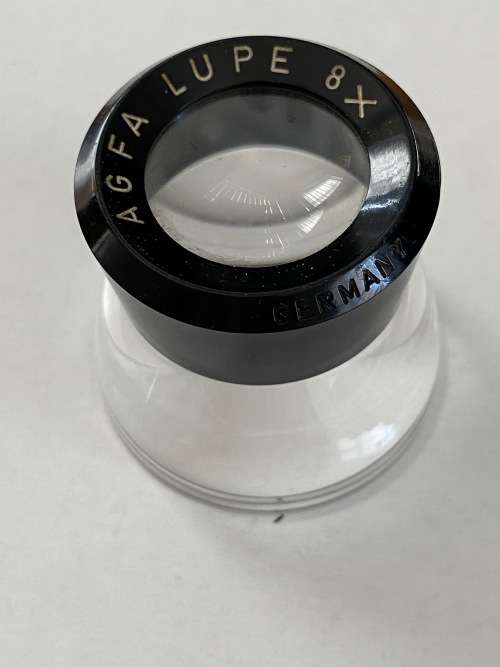 Agfa Stand-Magnifier 8x, made in Germany