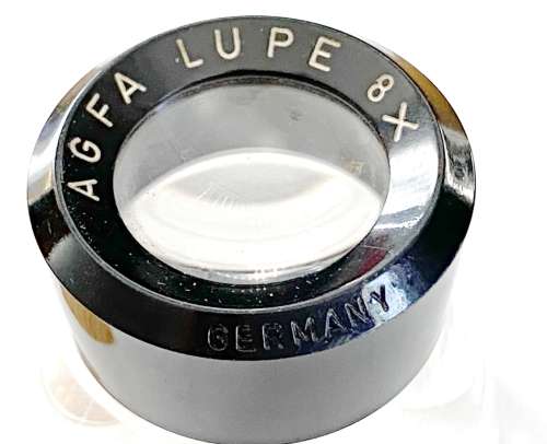 Agfa Stand-Magnifier 8x, made in Germany