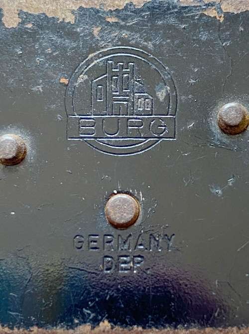 antique Burg lock ,vintage ,Germany, DEP, collectors item