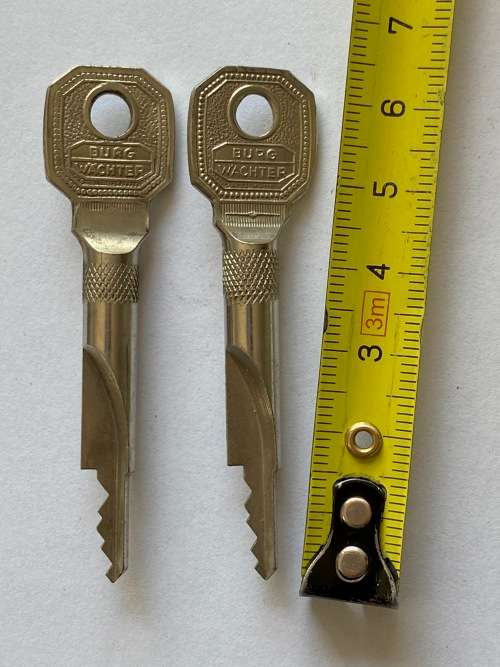 vintage Burg Wächter keys from Germany, collectors item