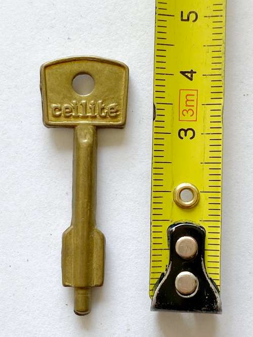 Ceilite Key made in England, collectors item