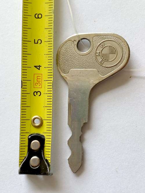 BMW oldtimer key HUF X1244 vintage , collectors item