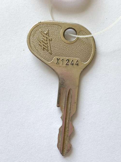 BMW oldtimer key HUF X1244 vintage , collectors item